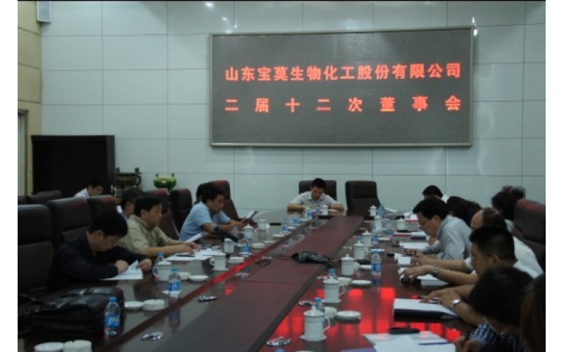 公司召开第二届董事会第十二次会议